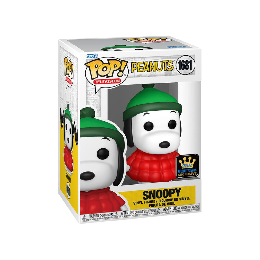 Funko Pop! Peanuts - Snoopy in Coat (Red) #1681 (Specialty Series)