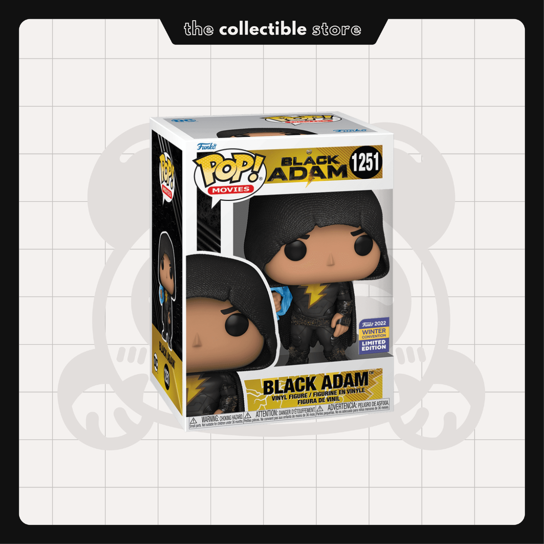 Funko Pop! Black Adam #1251 2022 Winter Convention with Protector