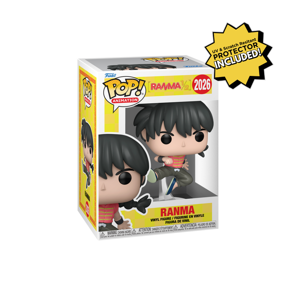 Funko Pop! Ranma 1/2 Ranma #2026 with Protector