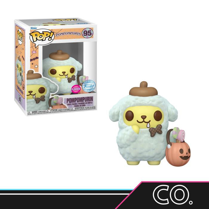 Funko Pop Sanrio - Pompompurin Halloween *95 (Flocked) Special Edition