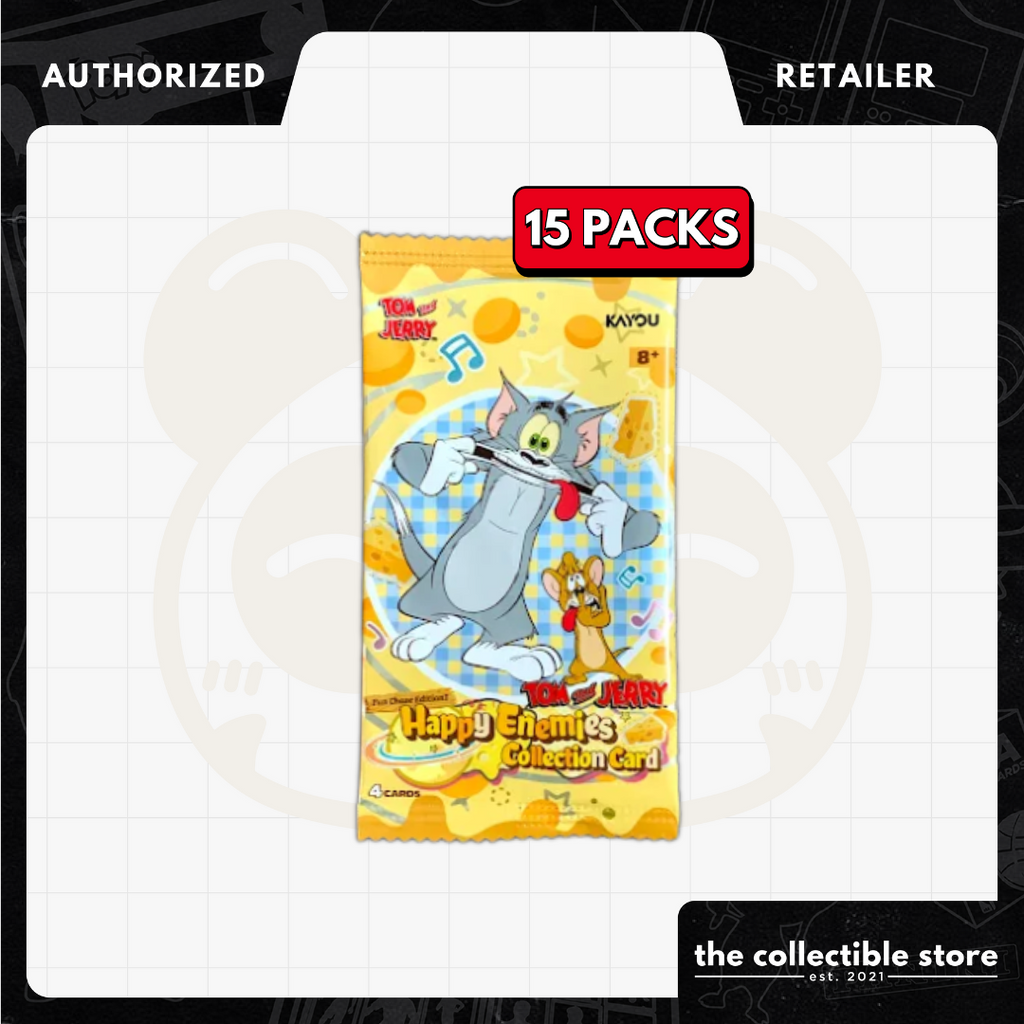 Tom and Jerry - Happy Enemies Collectible Cards Fun Chase Edition Series 1 EN 15 Packs