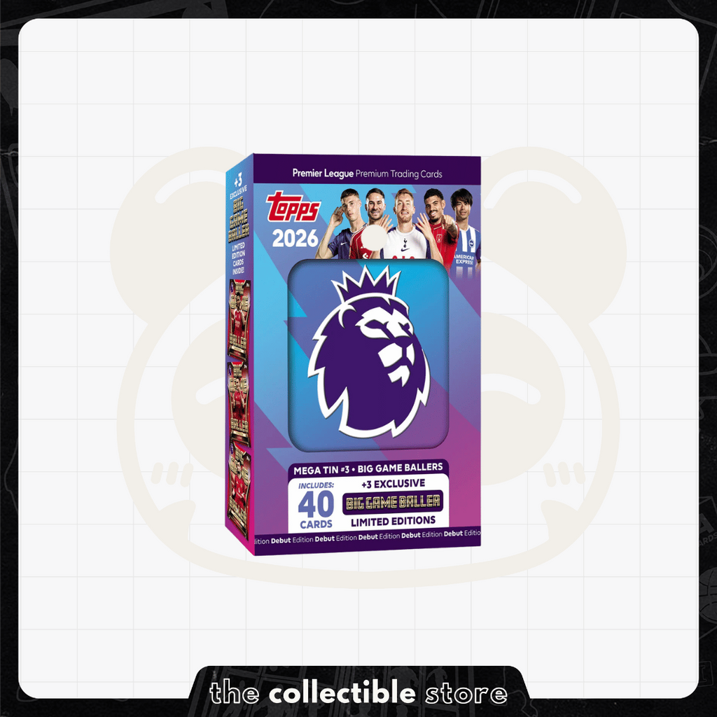 Premier League 2026 Debut Edition Mega Tin - Topps (Official Licensed Trading Cards)
