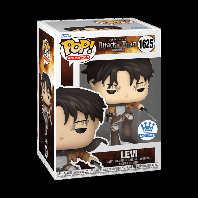Funko Pop! Attack on Titan Levi w/ Swords #1625 Funko Shop with Protector