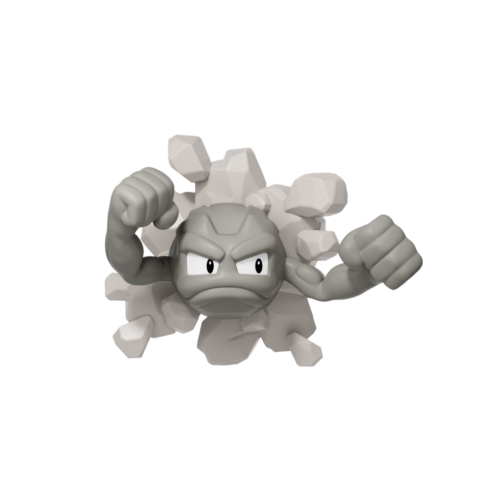 Pokemon - Geodude - Refrigerator Magnet Vinyl Figure
