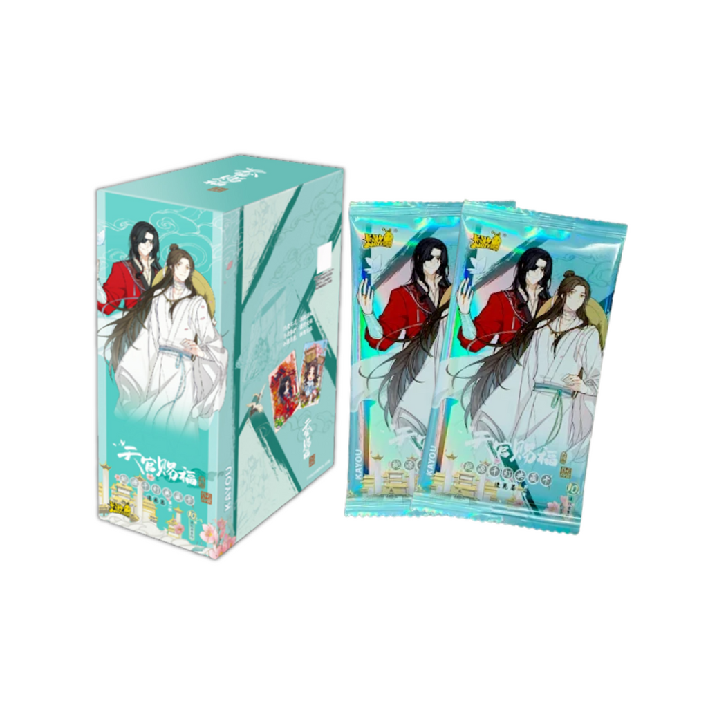 TGCF Heaven Official's Blessings - Peach Blossom Spring Lanterns Collectible Cards Flower Encounter Chapter Series 1 CN Sealed Box 18 Packs