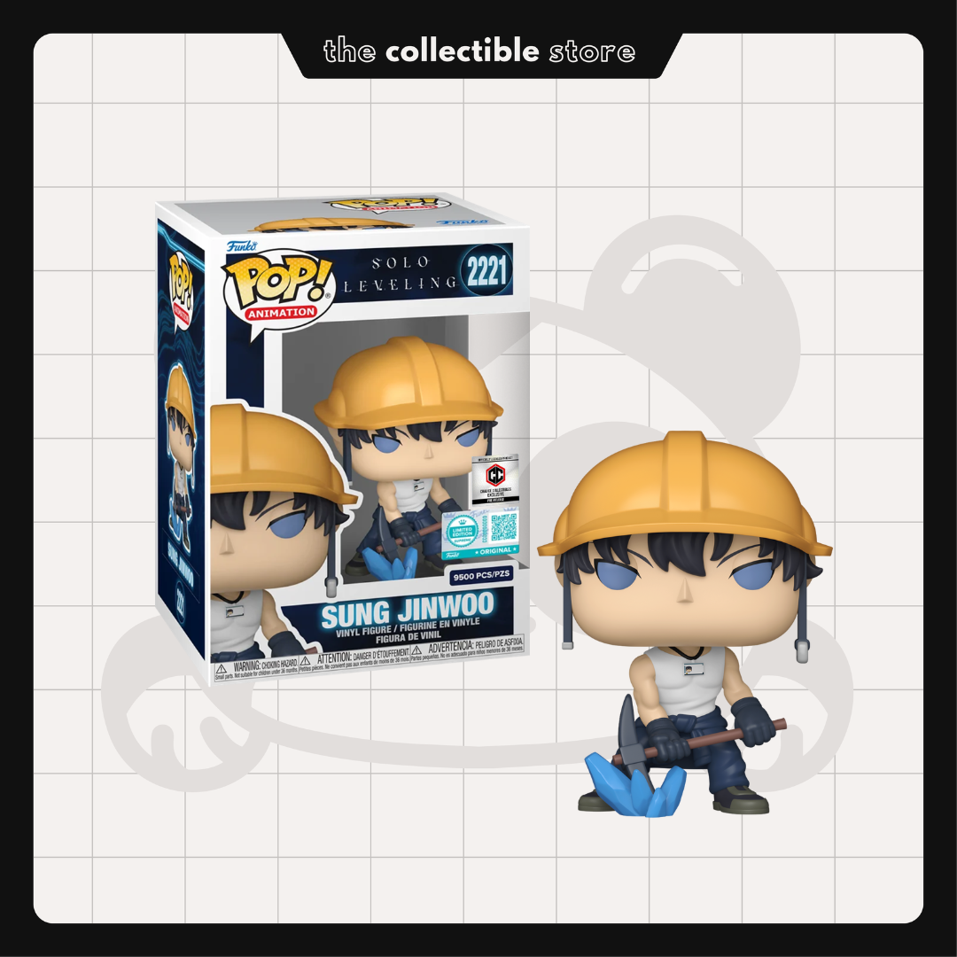 Funko Pop! Solo Leveling - Sung Jinwoo (Mining) #2221 Chalice Collectibles (Limited Edition Supreme 9500 pcs) with Protector
