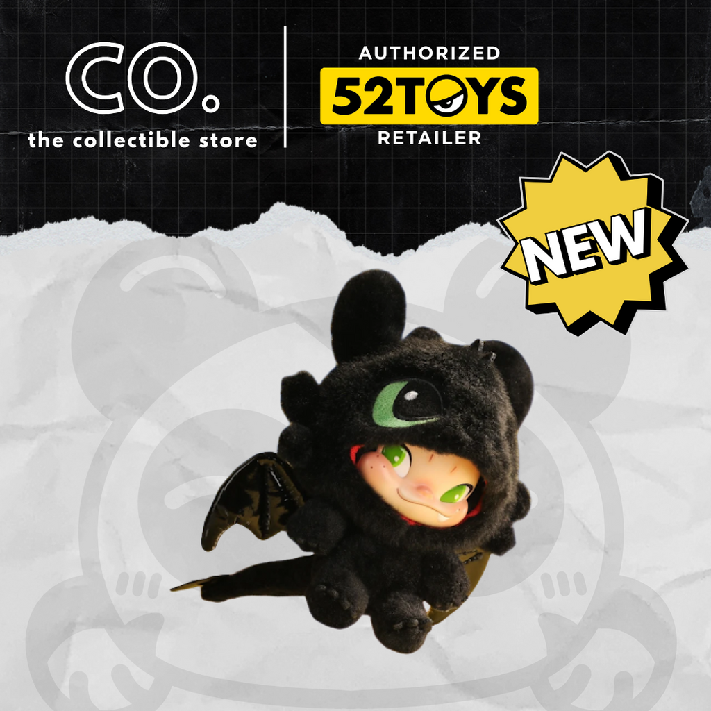 NINNIC x Toothless - Limited Edition Plush Keychain Art Toy Blister Pack