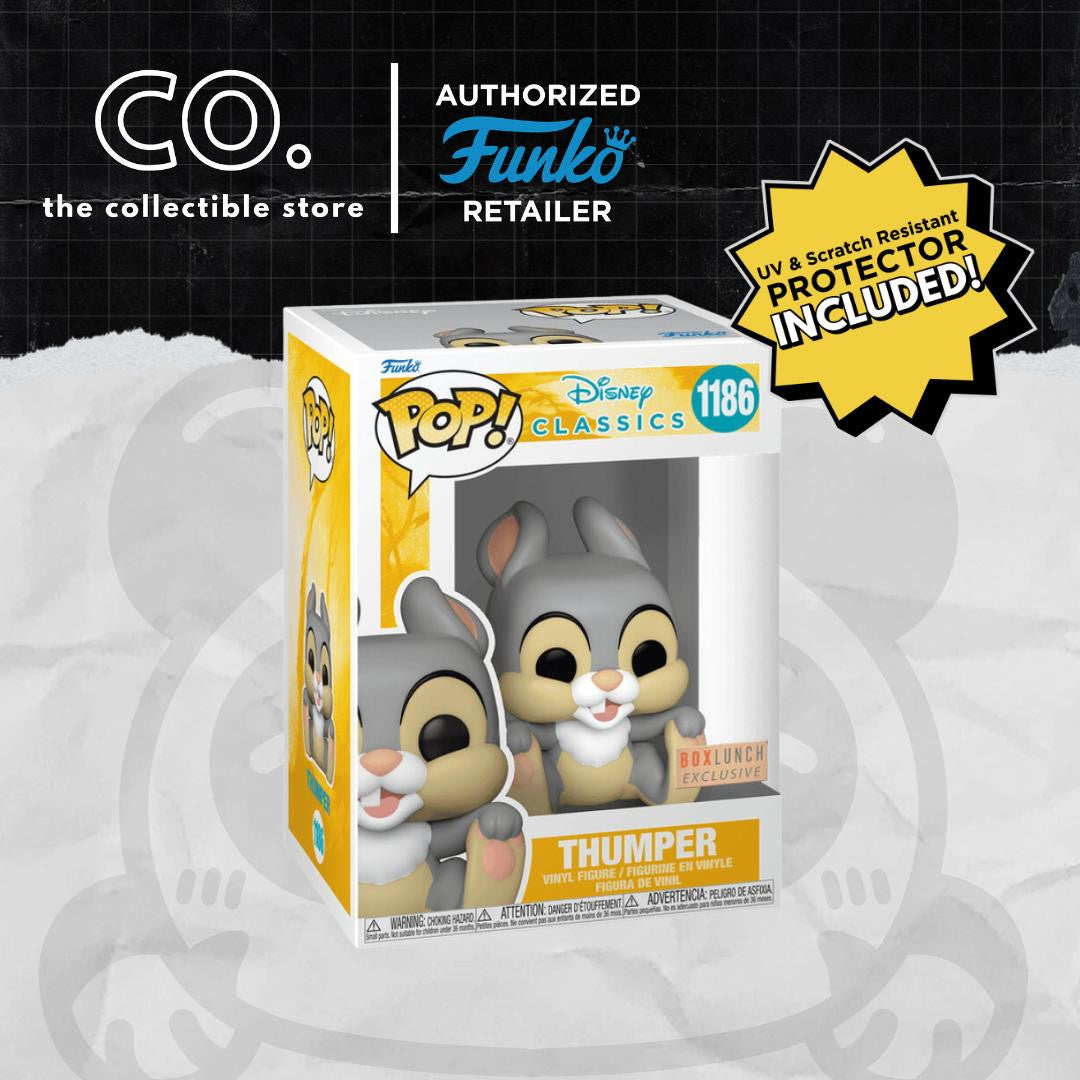 Funko Pop! Bambi Thumper (Holding Toes) #1186 Box Lunch with Protector