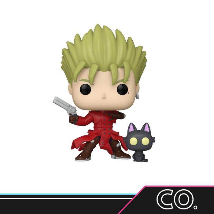 Funko Pop! Trigun - Vash with Kuroneko #1322 Crunchyroll