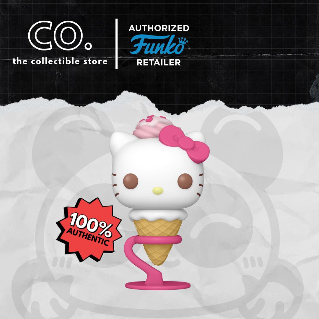 Funko Pop! Hello Kitty & Friends Hello Kitty (Ice Cream Cone) #104 Special Edition with Protector