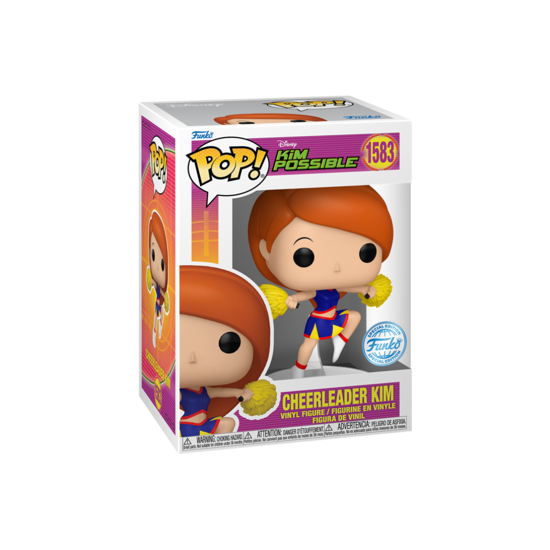 Funko Pop! Kim Possible Cheerleader Kim #1583 Special Edition with Protector
