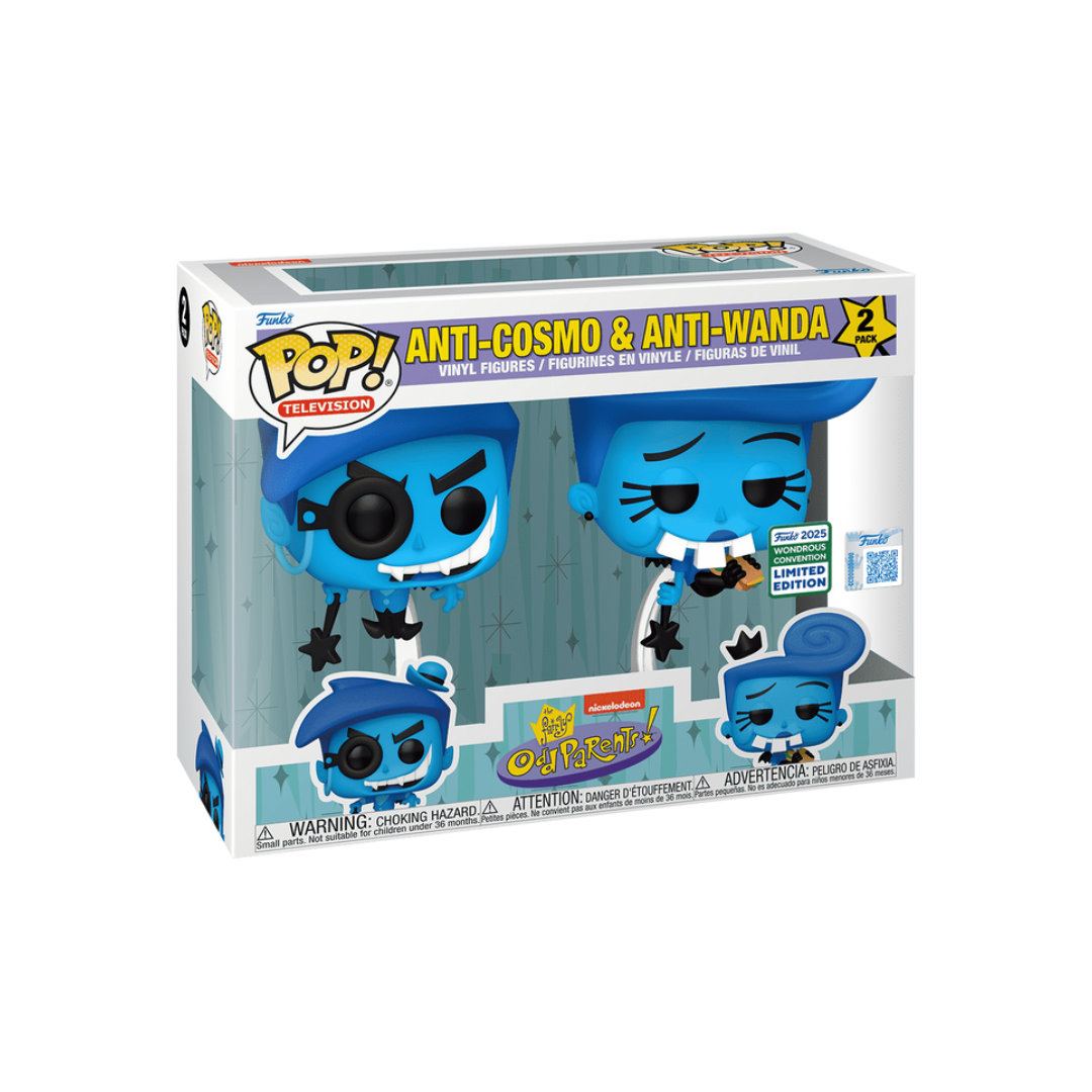 Funko 2-Pack The Fairly OddParents - Anti-Cosmo & Anti-Wanda 2025 Wondercon