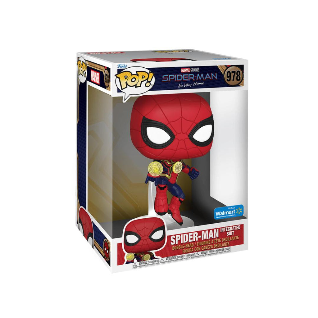 Funko Pop! 10" Marvel Spider-Man: No Way Home - Spider-Man Integrated Suit #978 (Walmart)