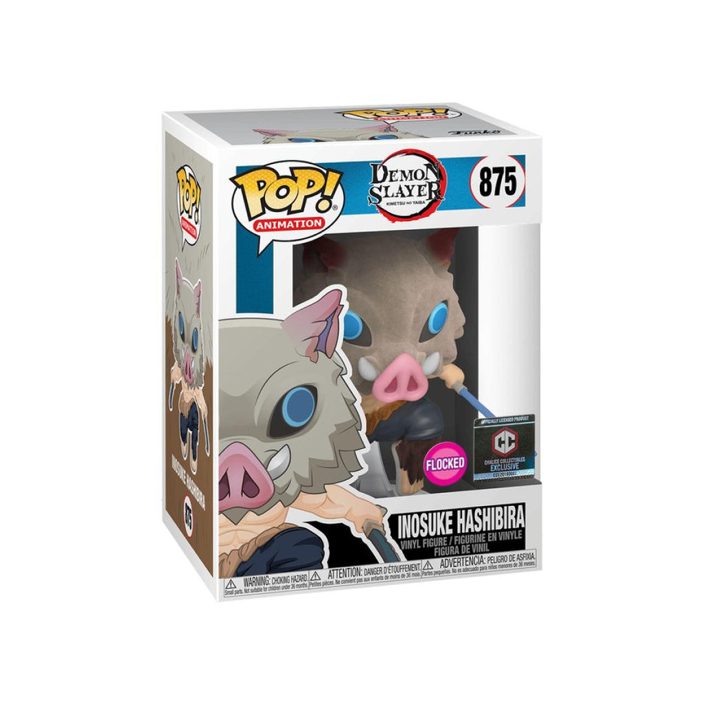 Funko Pop! Demon Slayer - Inosuke Hashibira #875 Flocked Chalice Collectibles