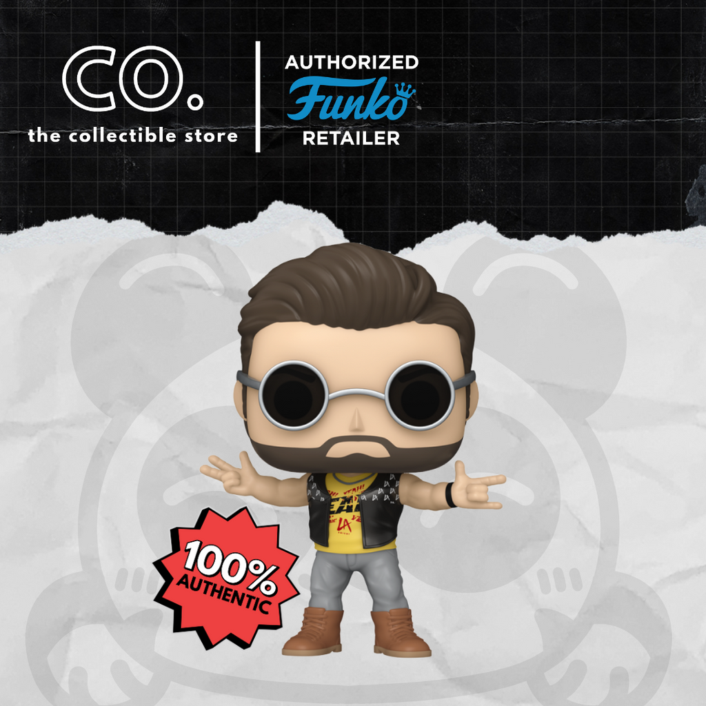 Funko Pop! WWE - L.A Knight (Yellow) #175 Special Edition with Protector