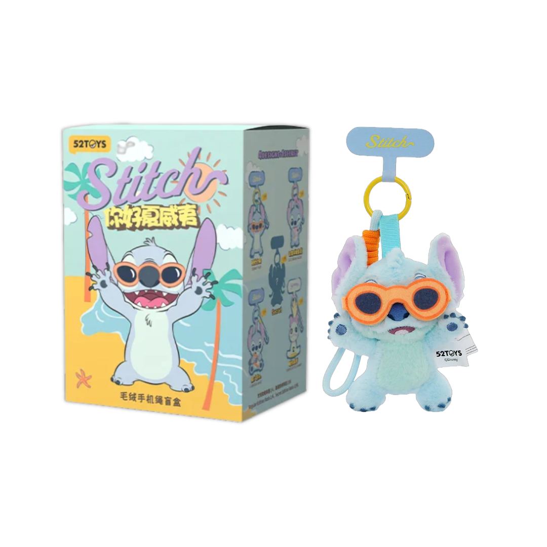 Disney Lilo & Stitch Aloha Hawaii Series Plush Mobile Lanyard - 52TOYS
