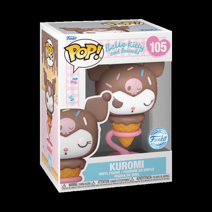 Funko Pop! Hello Kitty & Friends - Kuromi Ice Cream Cone #105 Special Edition