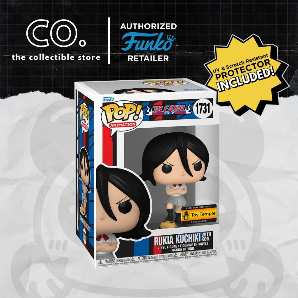Funko Pop! Bleach Rukia Kuchiki w/ Kon #1731 Toy Temple with Protector sold by CO. the collectible s