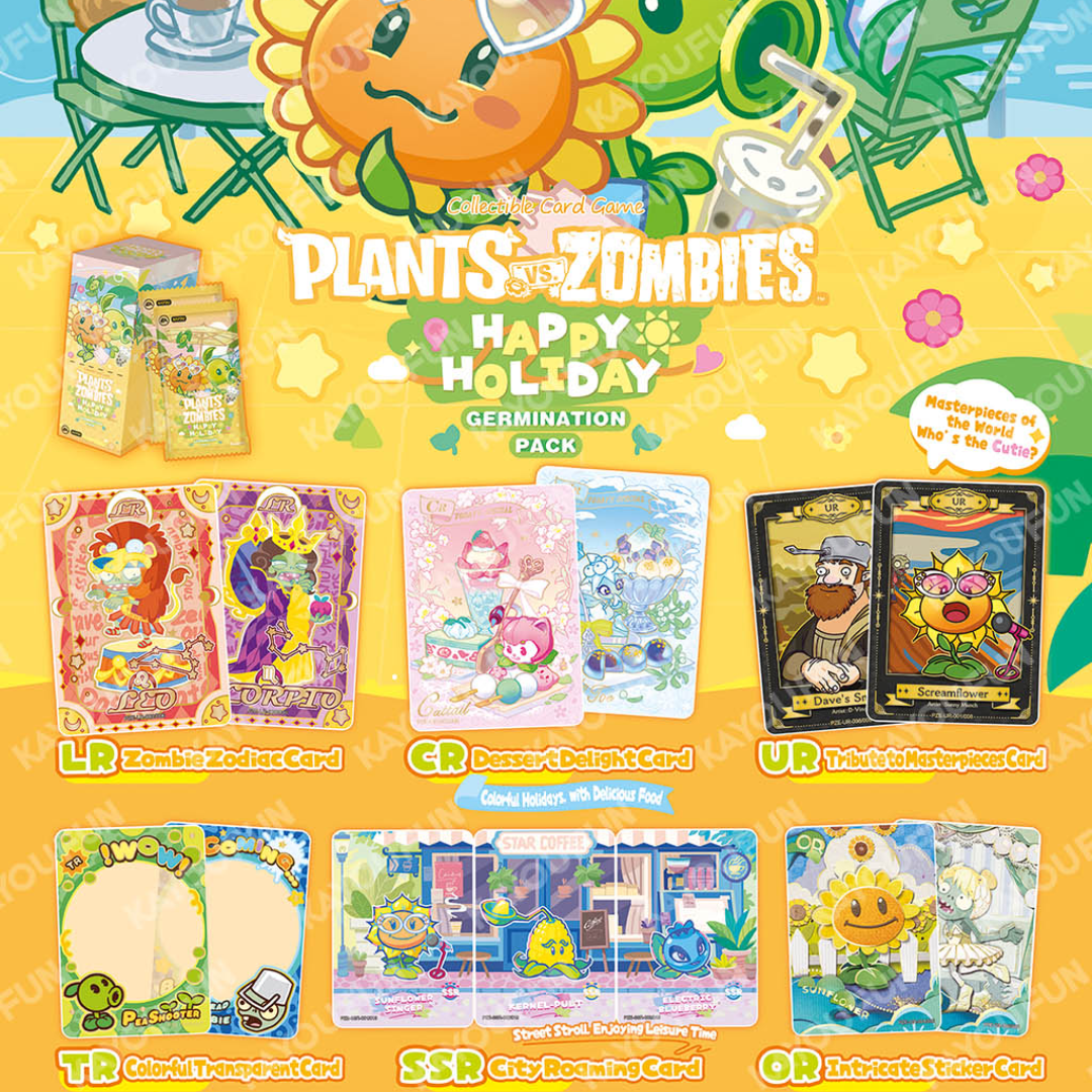 Plants Vs. Zombies - Happy Holiday Germination Series 1 EN 9 Packs