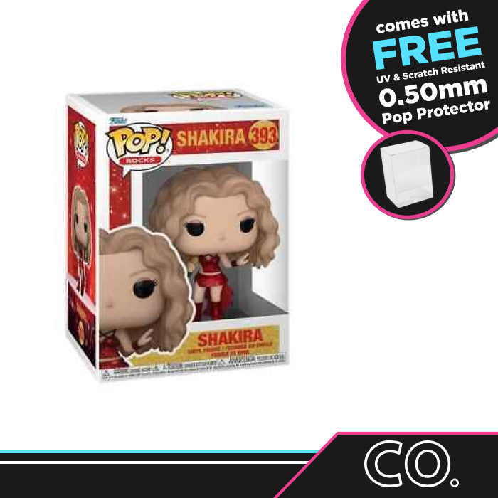 Funko Pop Rocks - Shakira (Super Bowl) #393 With Protector