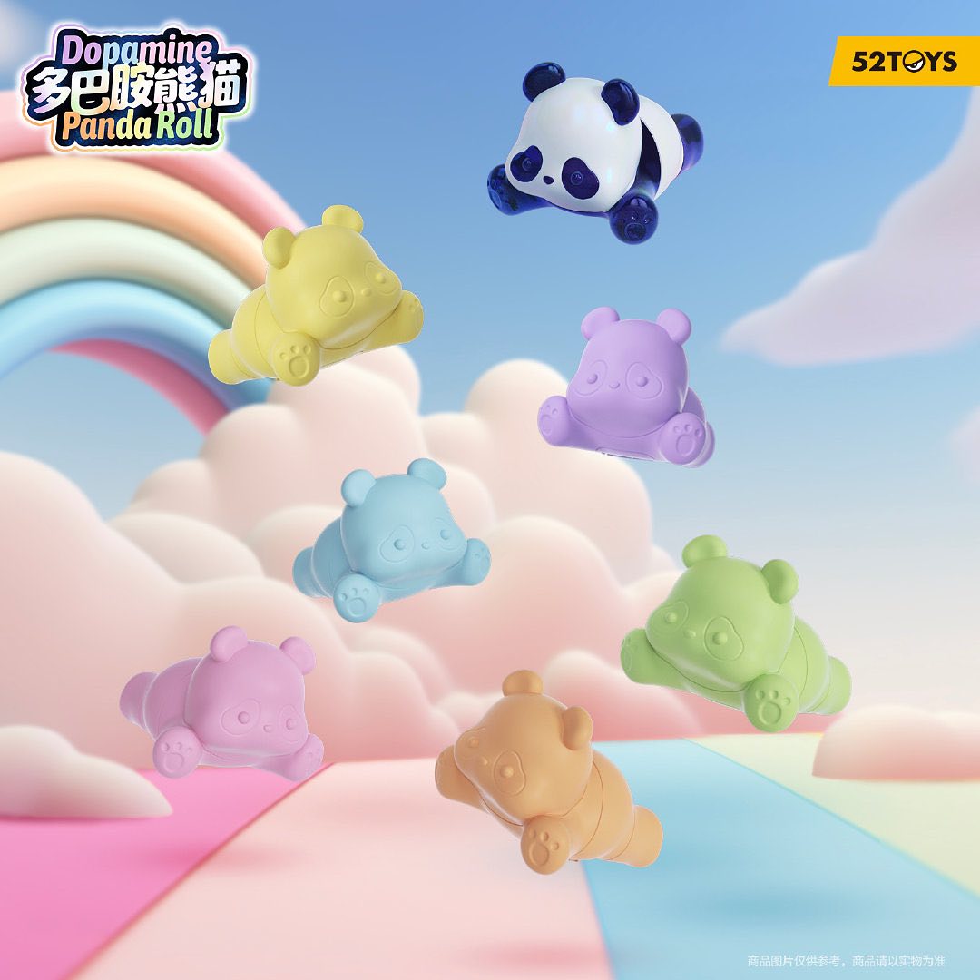 Panda Roll Dopamine Pandas Series Blind Box Figures (Single)
