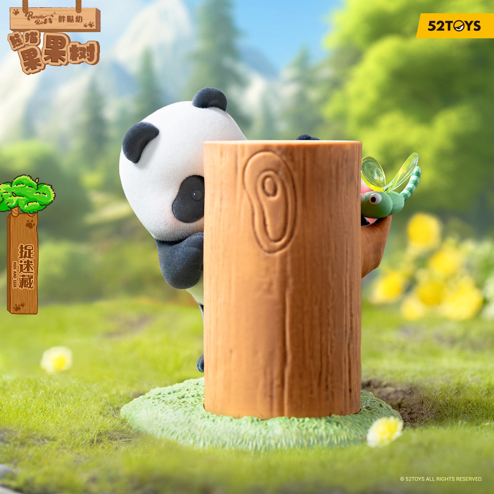 Panda Roll Fruit Tree Climbing Series Blind Box Figures (Single)