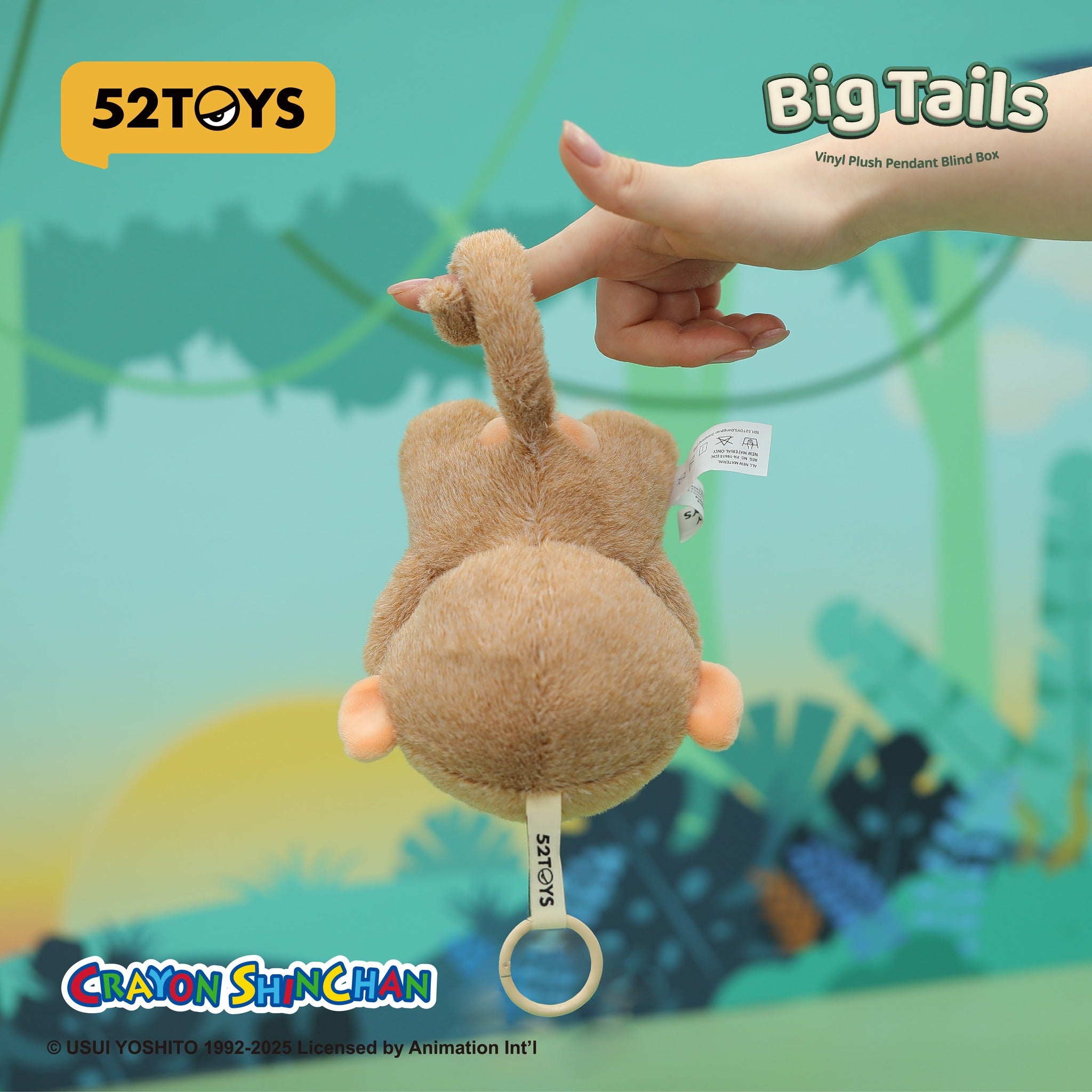 Crayon Shin-chan Big Tails Series Blind Box Plush Pendant (Single)