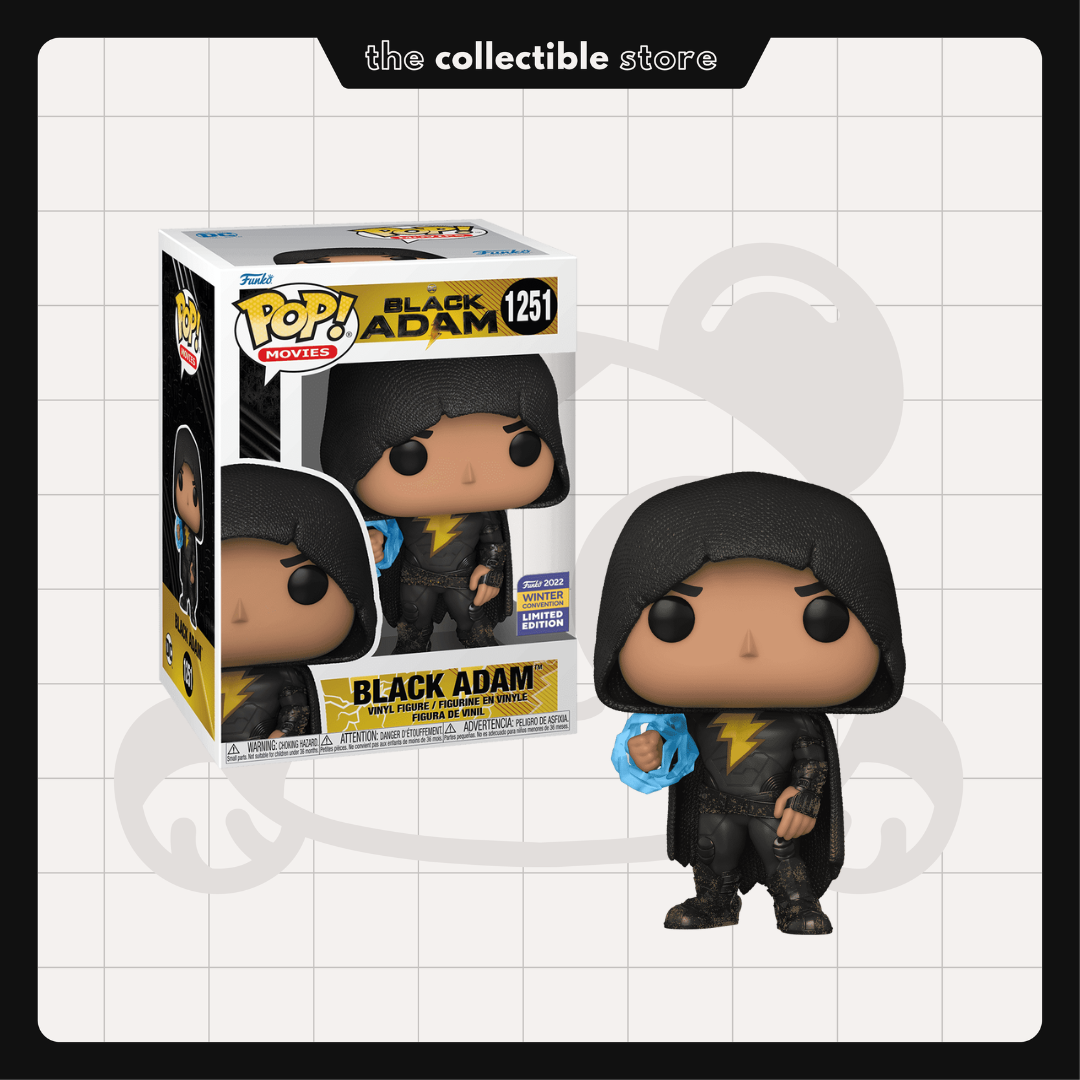 Funko Pop! Black Adam #1251 2022 Winter Convention with Protector