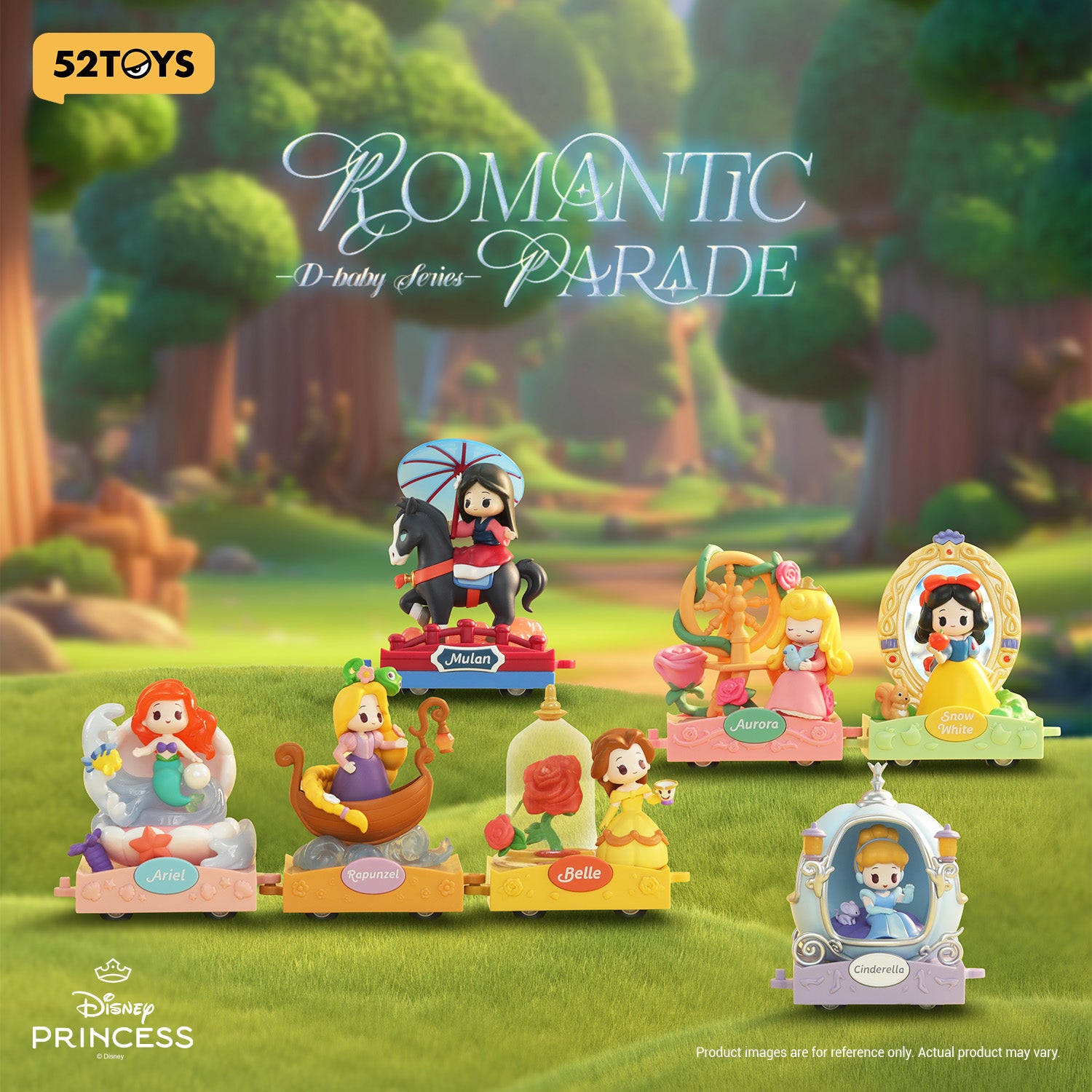 [D-baby] Disney Princess Romantic Parade Series Blind Box Figures (Single)
