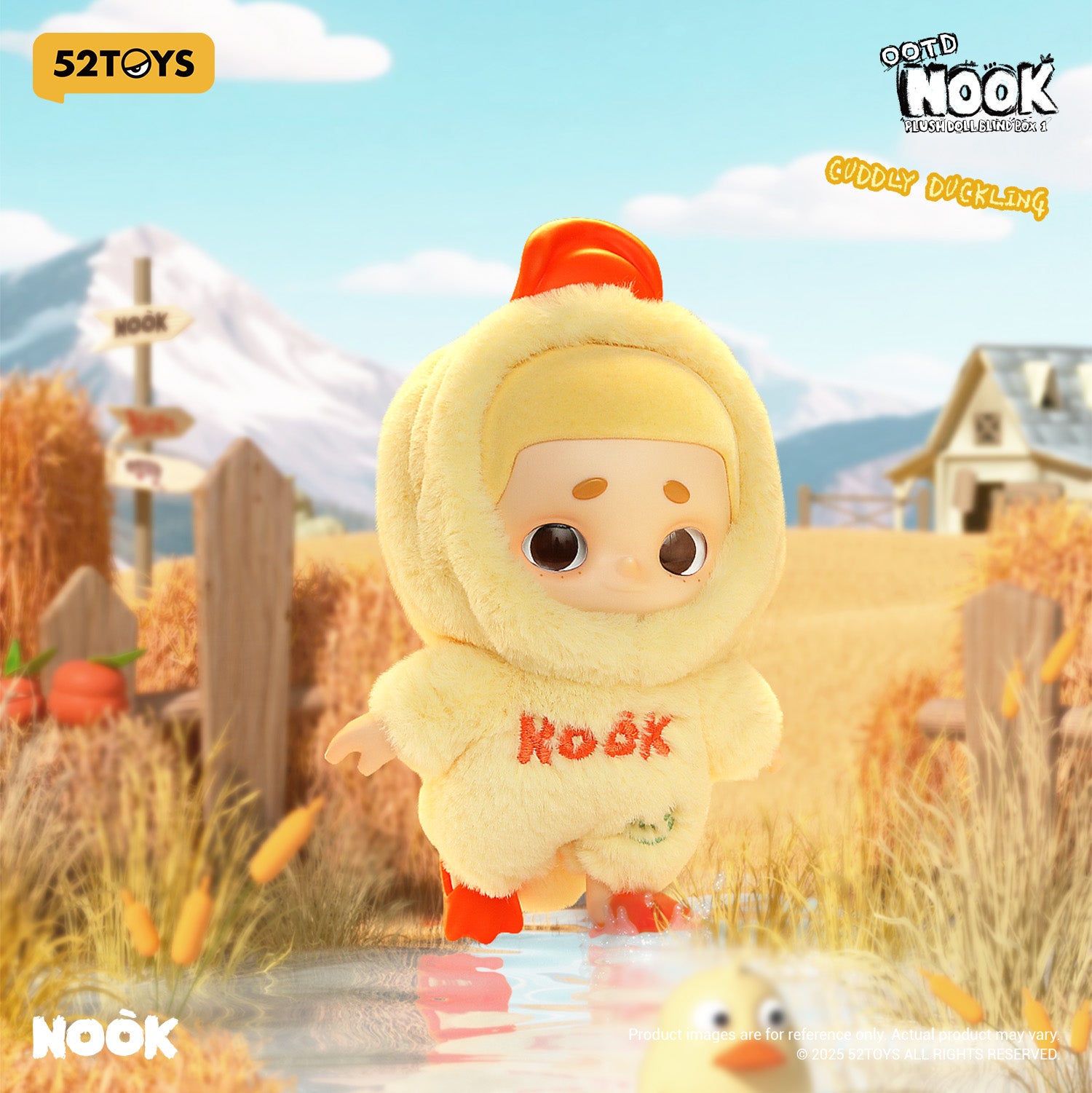 NOOK OOTD Plush Doll Series Blind Box Plush Pendant (Single)