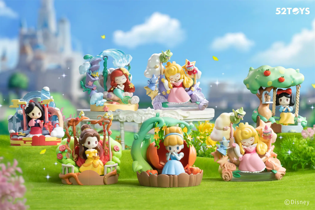 [D-baby] Disney Princess Floral Swing Series Blind Box Figures (Single)