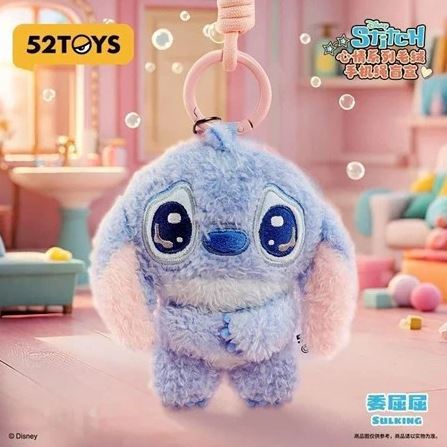 Disney - Stitch Flat Plush Mobile Lanyard Blind Box Plush Pendant (Single)