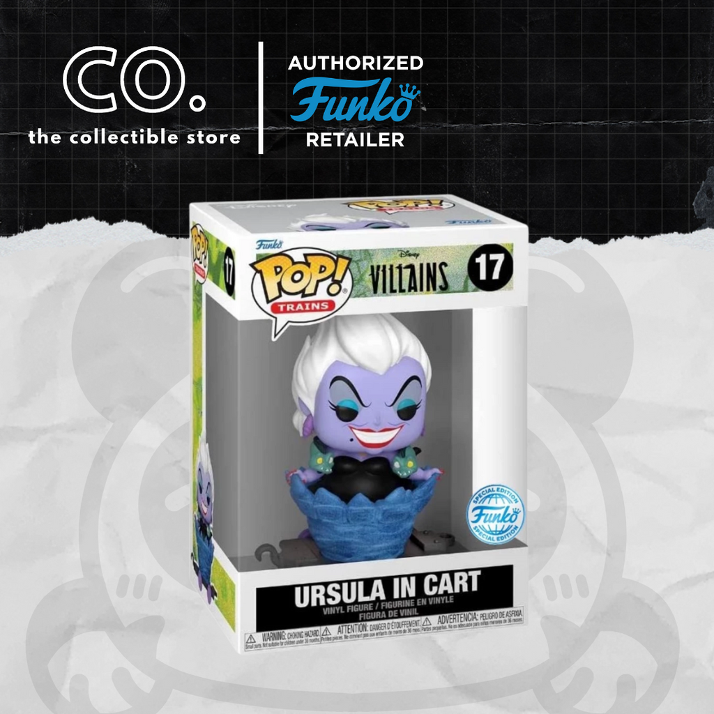 Funko Pop! Disney Villains Ursula in Cart #17 Funko Shop Special Edition with Protector