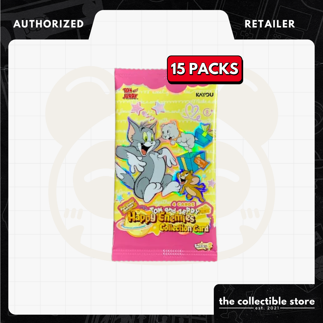 Tom and Jerry - Happy Enemies Collectible Cards Fun Chase Edition Series 2 EN 15 Packs