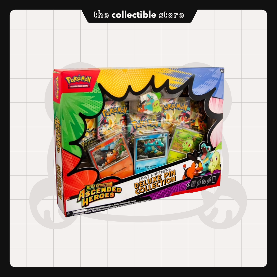 First Partners Deluxe - Pokemon TCG Ascended Heroes Pin Collection