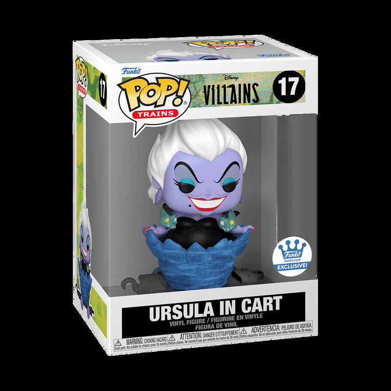 Funko Pop! Disney Villains Ursula in Cart #17 Funko Shop Special Edition with Protector
