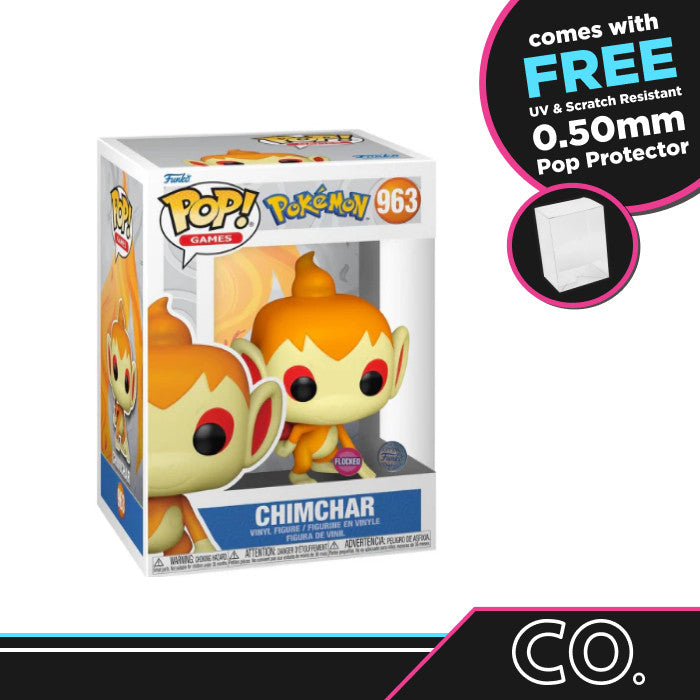 Funko Pop! Pokemon - Chimchar #963 Flocked Special Edition