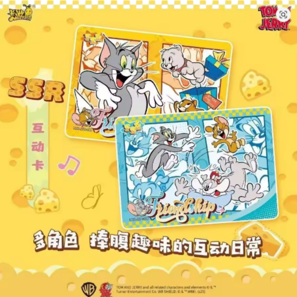 Tom and Jerry - Happy Enemies Collectible Cards Fun Chase Edition Series 1 EN 15 Packs