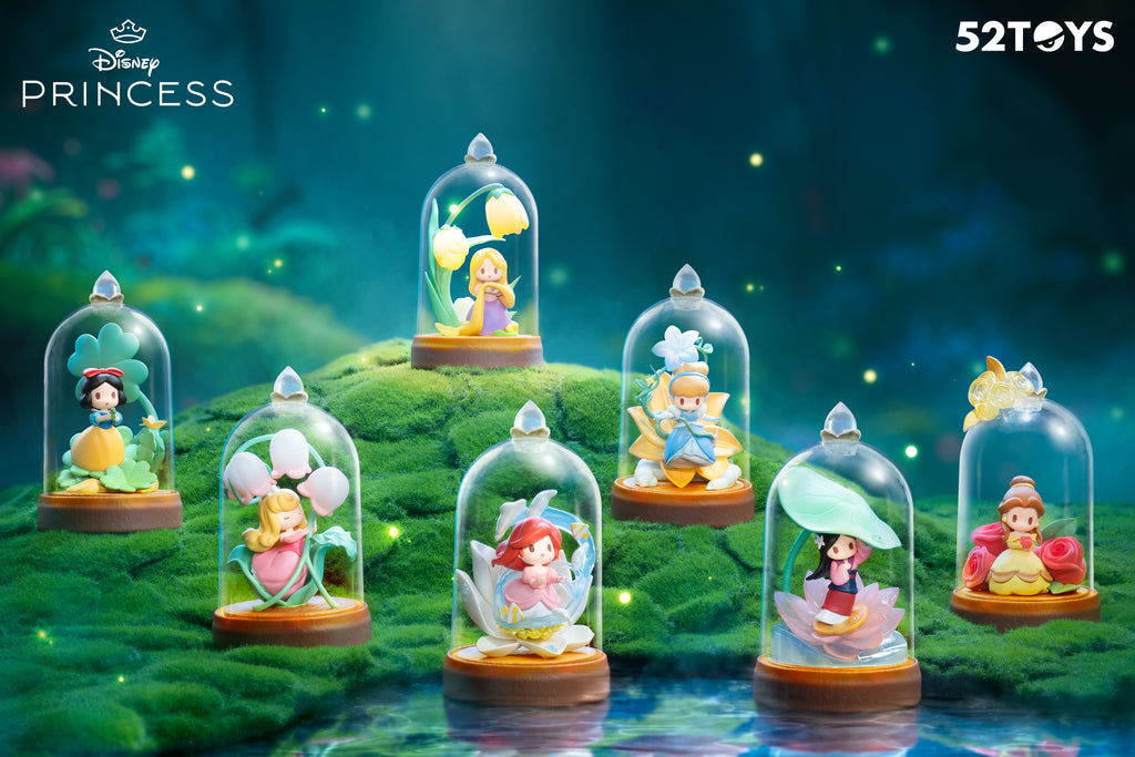 [D-baby] Disney Princess Flowers & Shadows Series Blind Box Figures (Single)