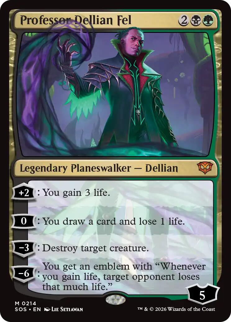 [TEST] Professor Dellian Fel [SOS - 214]