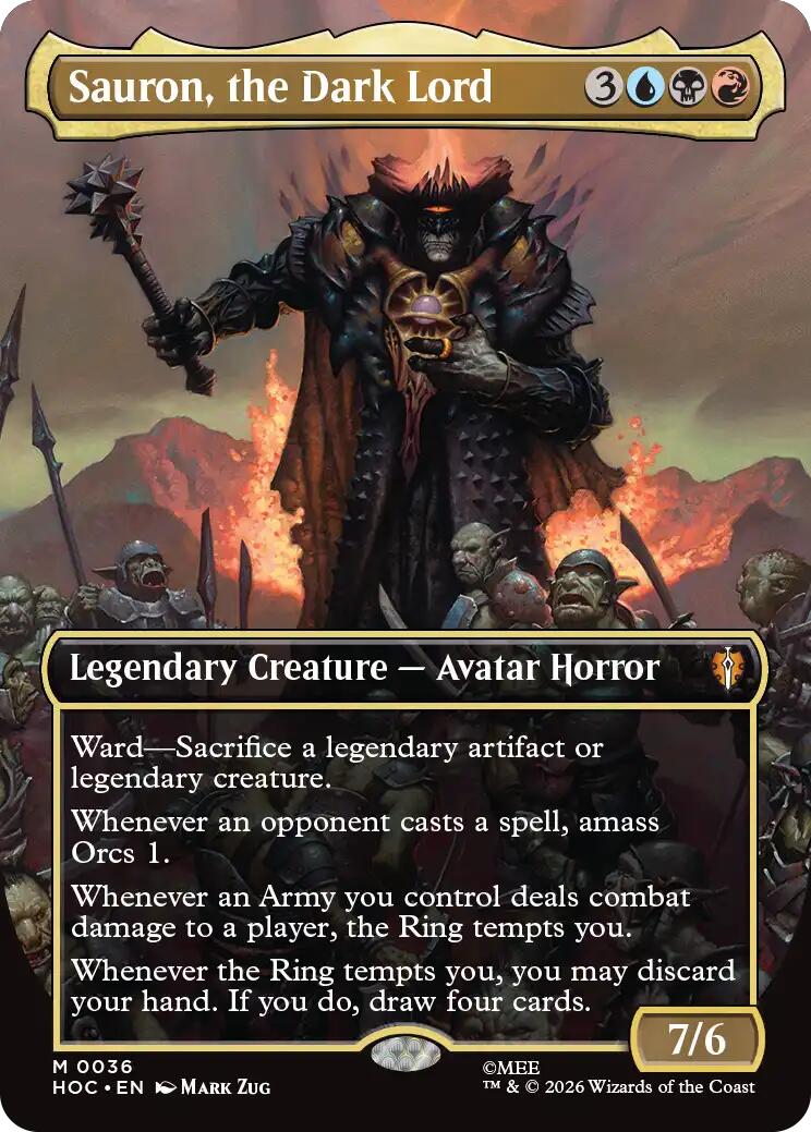Sauron, the Dark Lord (Borderless) [HOC - 36]