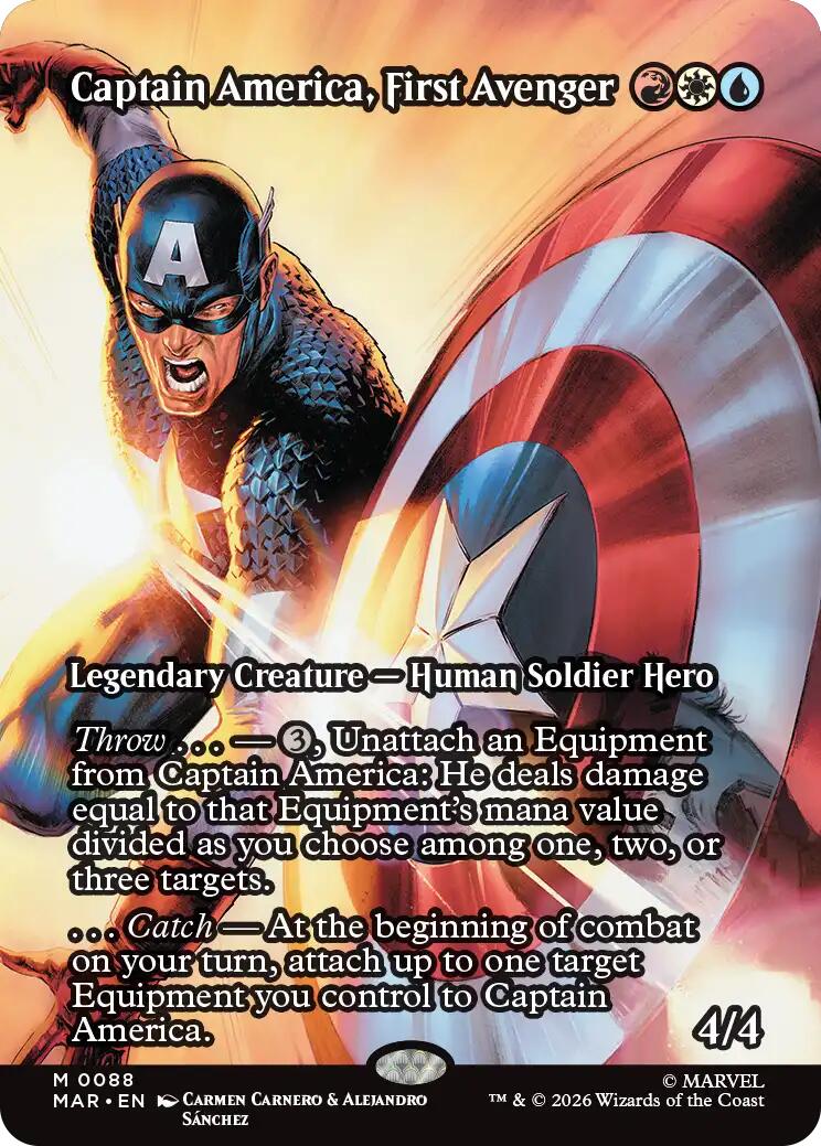[TEST] Captain America, First Avenger (Borderless) [MAR - 88]