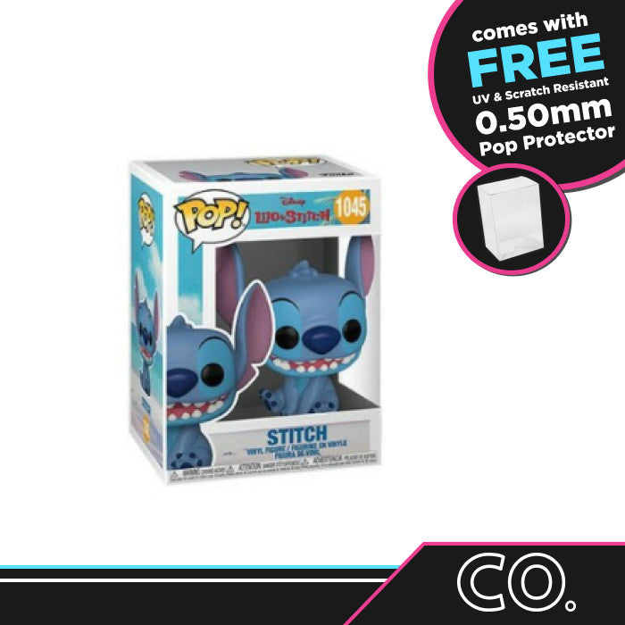 Funko Pop Disney Lilo & Stitch - Stitch #1045 With Free Protector