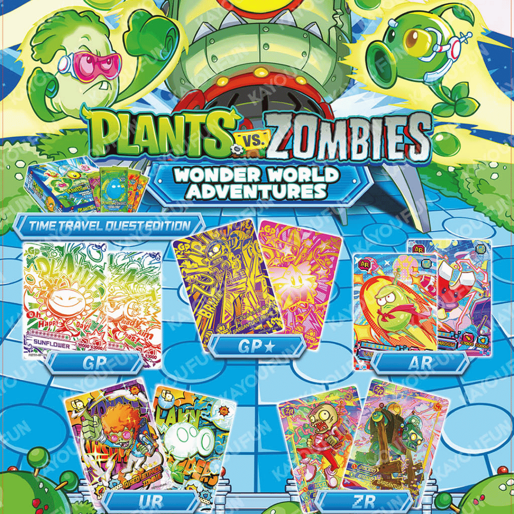 Plants Vs. Zombies - Wonder World Adventures Time Travel Quest Edition Series 1 (EN) - Kayou [Officially Licensed Trading Cards]
