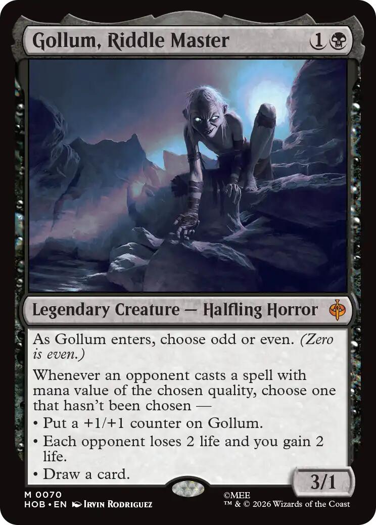 Gollum, Riddle Master [HOB - 70]