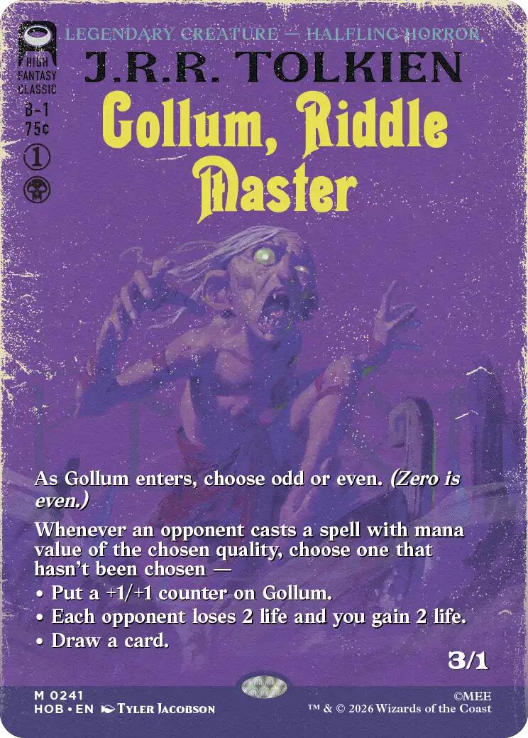 Gollum, Riddle Master (Borderless) [HOB - 241]