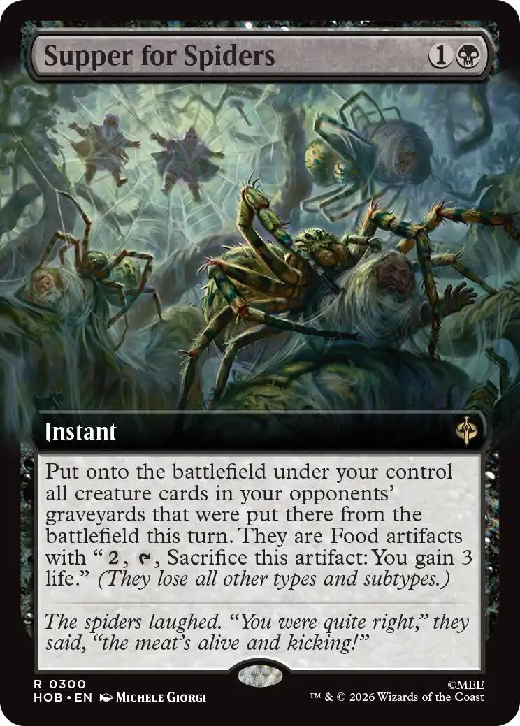 Supper for Spiders (Extended Art) [HOB - 300]