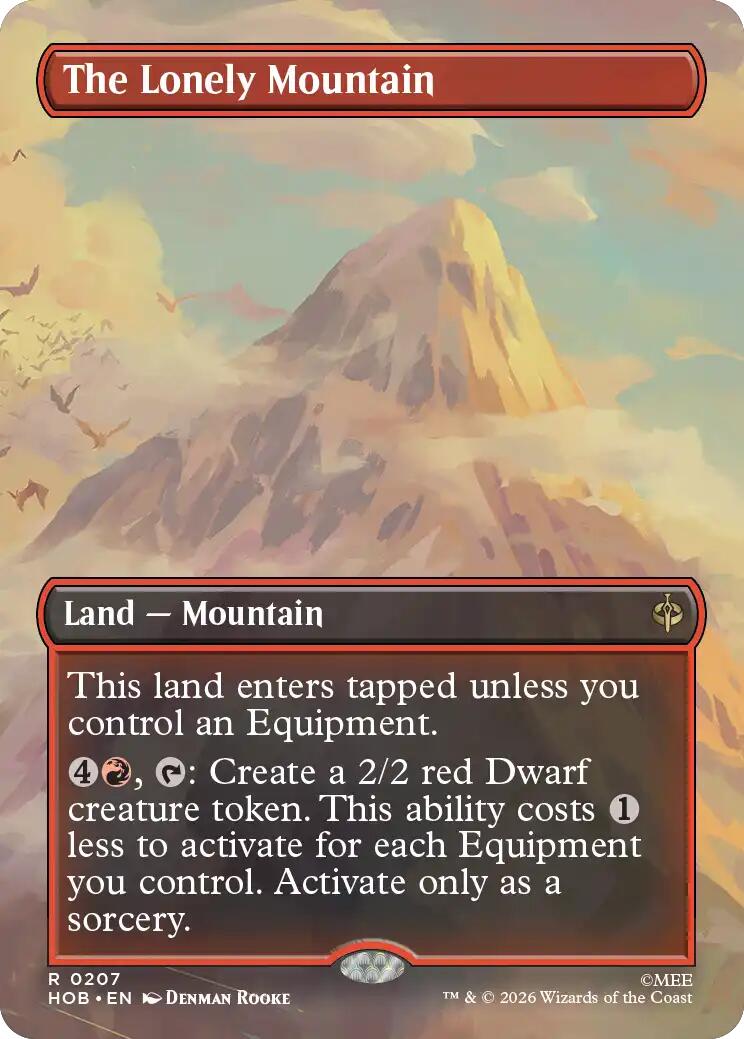 The Lonely Mountain (Borderless) (0207) [HOB - 207]