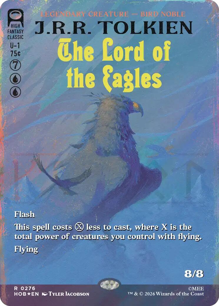 The Lord of the Eagles (Borderless) (Surge Foil) [HOB - 276]