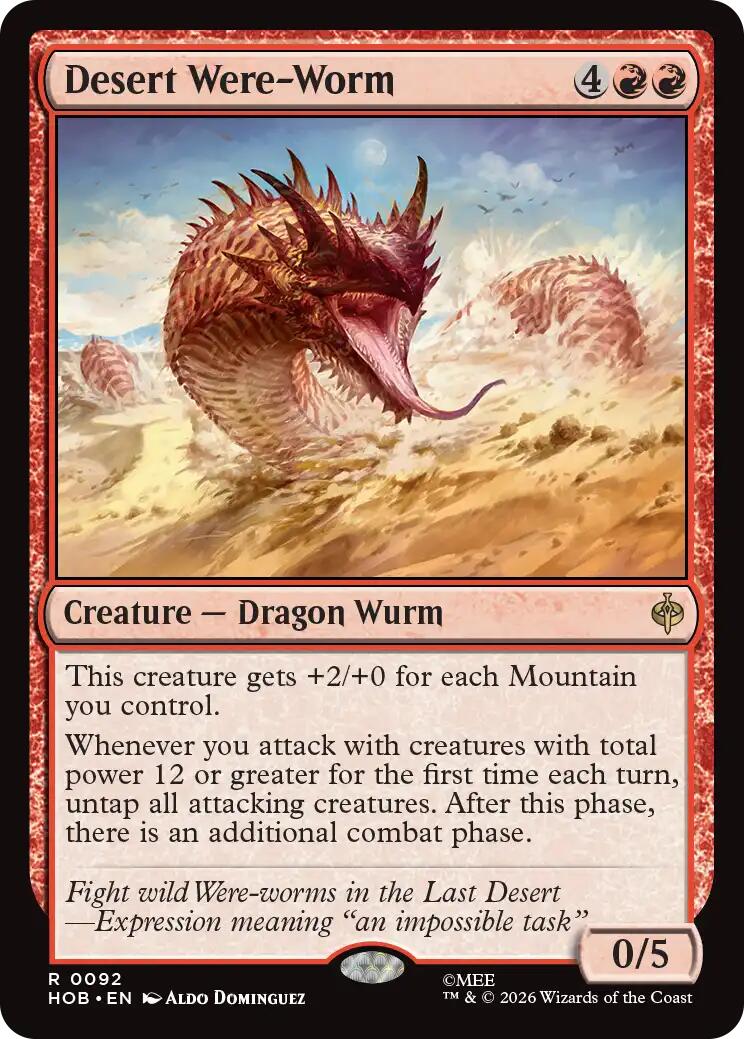Desert Were-Worm [HOB - 92]